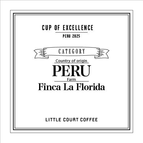 浅煎り/Cup of Excellence Perú'25
